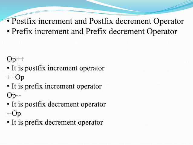 Arithmetic and Arithmetic assignment operators | PPTX