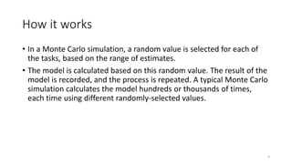 Monte Carlo and Markov Chain | PPTX