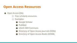 Doab Structure Example Search techniques in library research lecture | PPTX