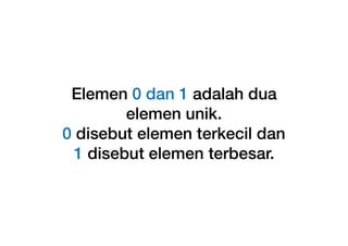 Week 6 - Aljabar Boolean (Hukum Logika)