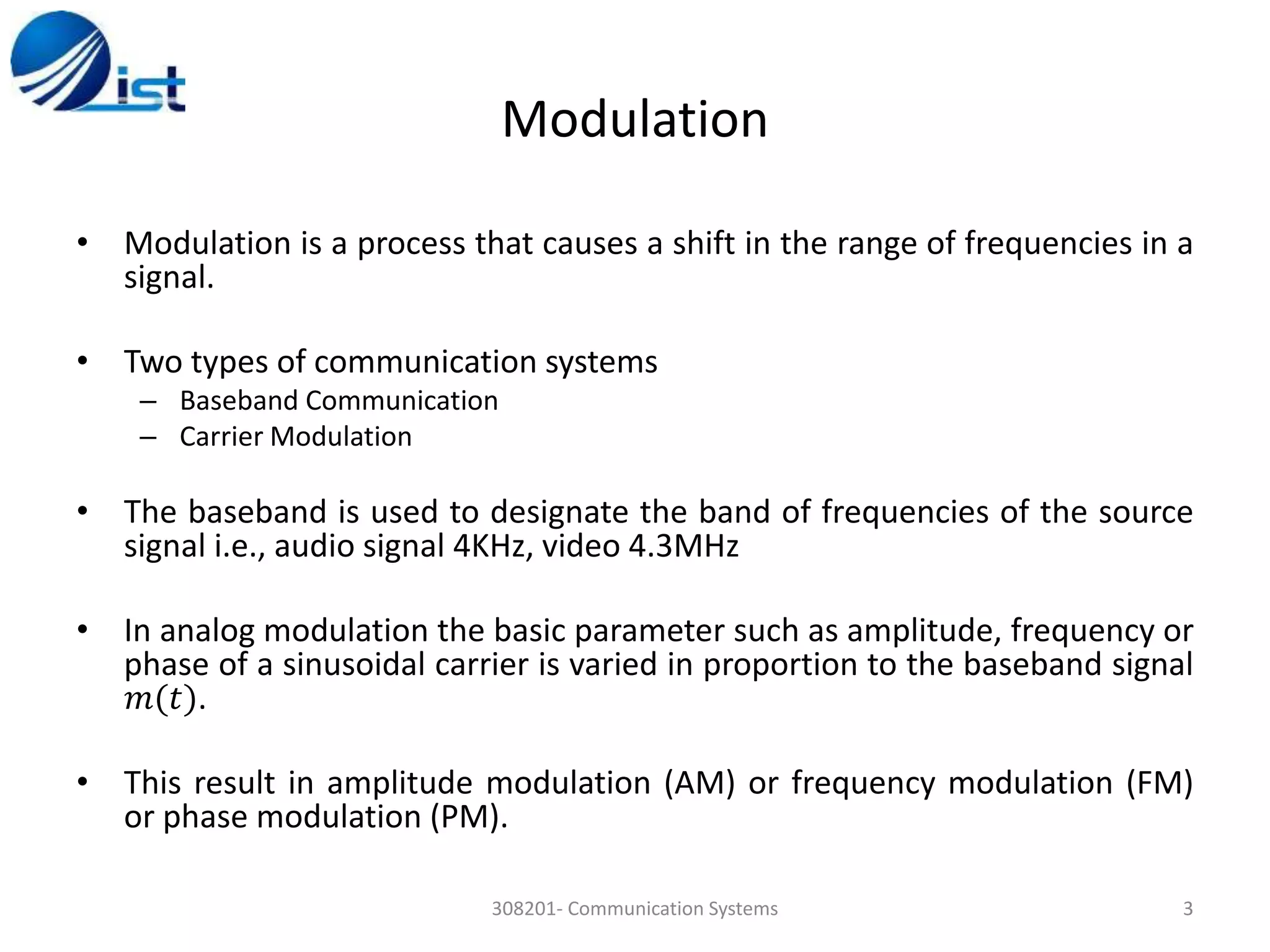 Communication Systems_B.P. Lathi and Zhi Ding (Lecture No 16-21) | PPTX