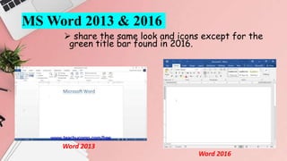 Word 2016: Getting Started with Word