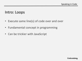 Week 6 java script loops | PPT