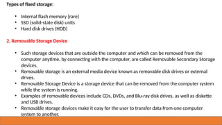 Removeable Storage Devices PC Hardware administration and Maintenance.pptx