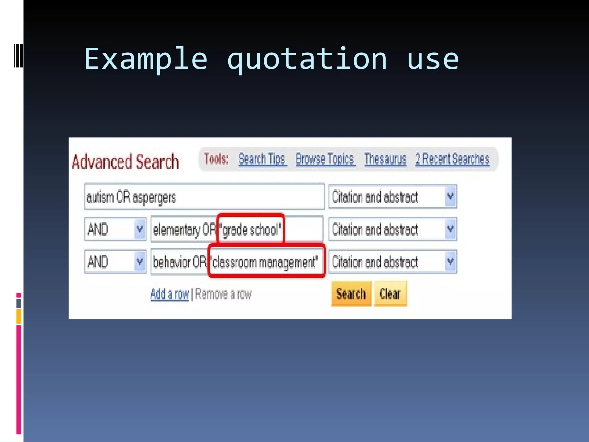 Example quotation use 