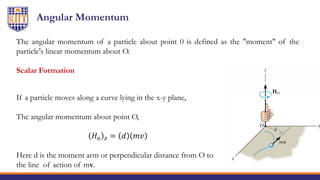 Week 6 lecture note dynamics : angular impulse and momentum | PDF