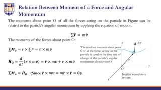 Week 6 lecture note dynamics : angular impulse and momentum | PDF