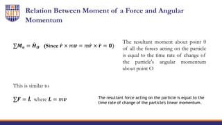 Week 6 lecture note dynamics : angular impulse and momentum | PDF