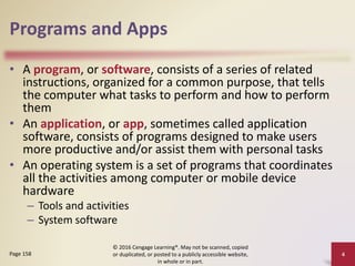 programs and apps