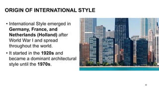 Bauhaus & International Style
