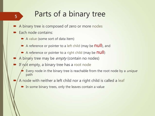 Binary Trees.ppt | Programming Languages | Computing