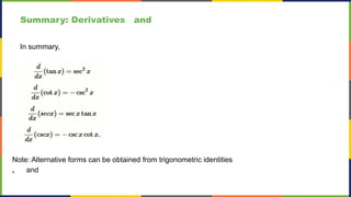 Week 6 Calculus 1- Derivatives of Trigonometric Functions.pptx