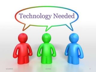 AET/5609/14/2015 4
Technology Needed
 