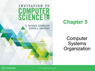 Computer
Systems
Organization
Chapter 5
 