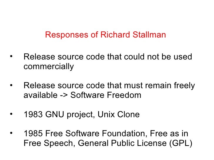 Free Software Movement and Open Source Communities