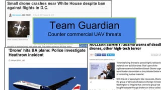 Team Guardian
Counter commercial UAV threats
 