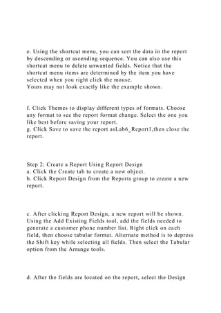 Week 6 iLab Assignments DueThe purpose of this iLab is to crea.docx