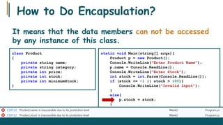 Comprehensive Guide to Data Encapsulation in Object-Oriented ...