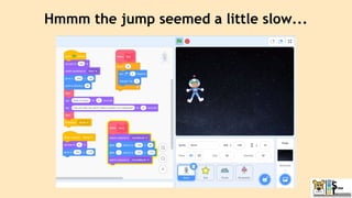 Hmmm the jump seemed a little slow...
 