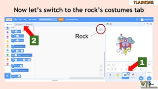 Now let’s switch to the rock’s costumes tab
1
2
Rock
 