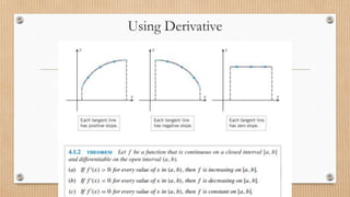 Using Derivative
 