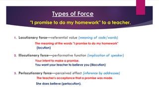 Week 6 speech acts | PDF