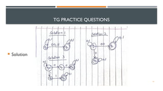 THEORY OF AUTOMATA WEEK 6 PPT. TRANSITION GRAPHS | PPTX