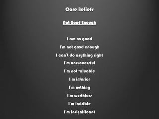 Not Good Values Week 6 values and beliefs | PPTX