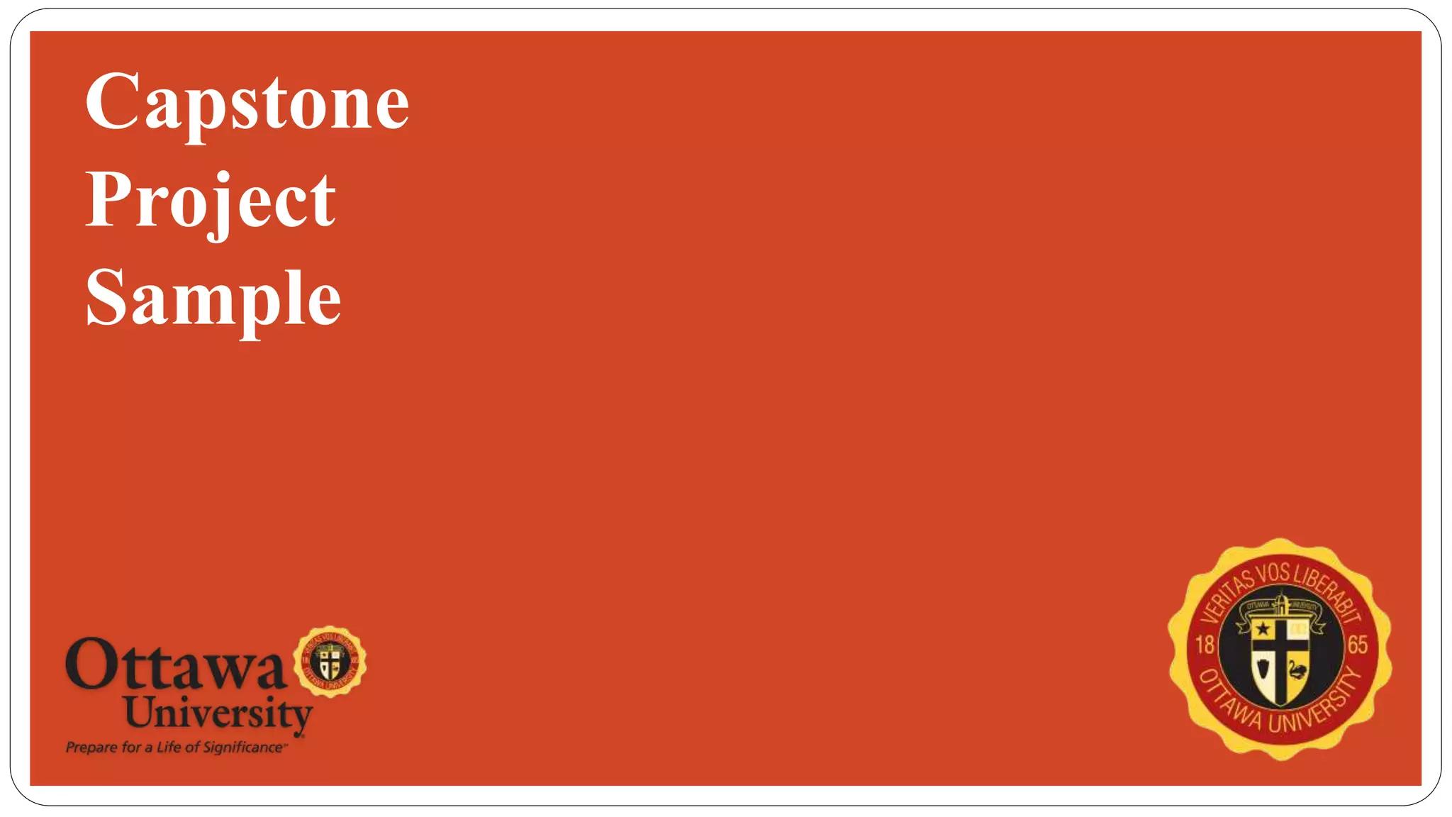 Capstone
Project
Sample
 