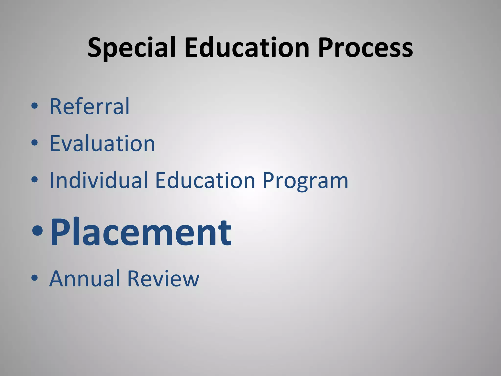Notes on Special Education | PPT