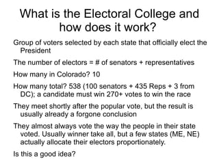 Art. II Sect. 1: Authority & Office of President The executive power of the US govt is headed up by the President with the Vice President under him; He is Chief Executive of the USA 