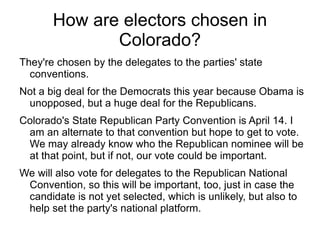 - no one who holds a US office can be an elector 