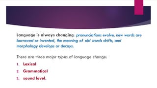 LIN101 Week 7.1 | PDF