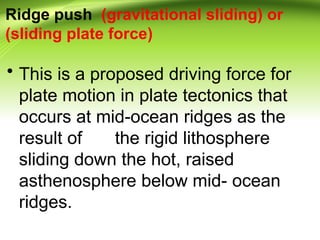 Cause of Plate Movement Science 10 week 7 | PPTX