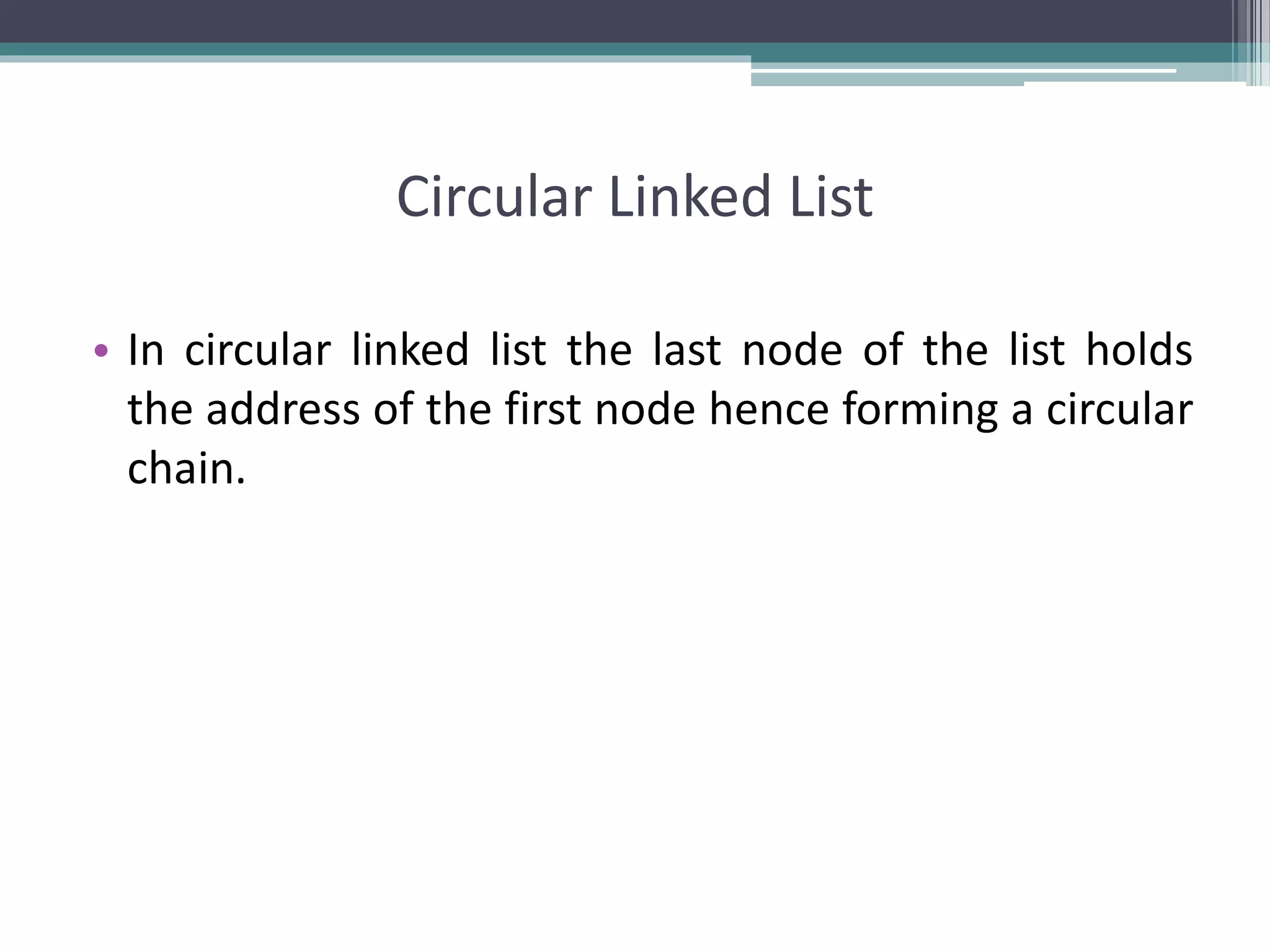 Doubly & Circular Linked Lists | PPTX | Programming Languages | Computing