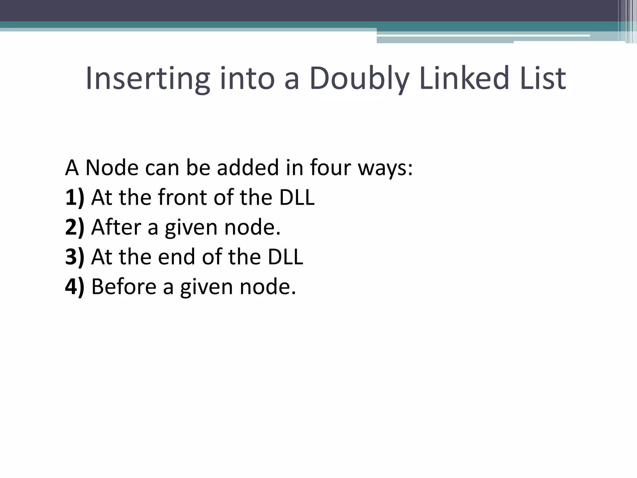 Doubly & Circular Linked Lists | PPTX | Programming Languages | Computing image.