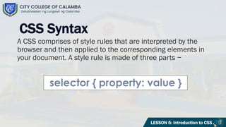 css syntax tutorialpath | tutorialpath Images High... Fundamentals of Cascading Style Sheet for Web Design | PDF
