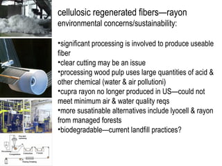 manufactured regenerated fibers | PPT
