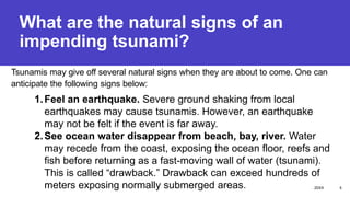 Tsunami drawback video