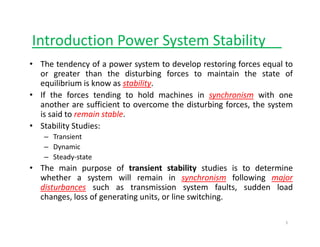 Power System Stablity | PDF