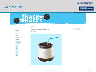 Co-Creation
www.symphony3.com 23
 