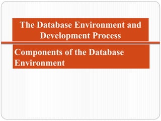Week 7 Database Development Process | PPTX