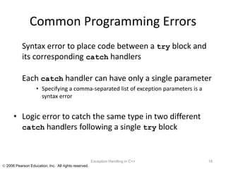 Exception Handling | PPT