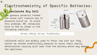 Battery Cell Rupture Comprehensive Overview of Electrochemistry: Batteries, Corrosion ...
