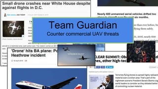 Team Guardian
Counter commercial UAV threats
 