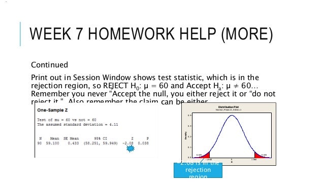 Region one homework