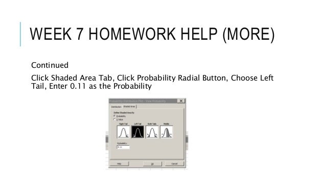 Probability homework help