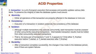 Comprehensive Overview of Database Transactions and Concurrency Control ...