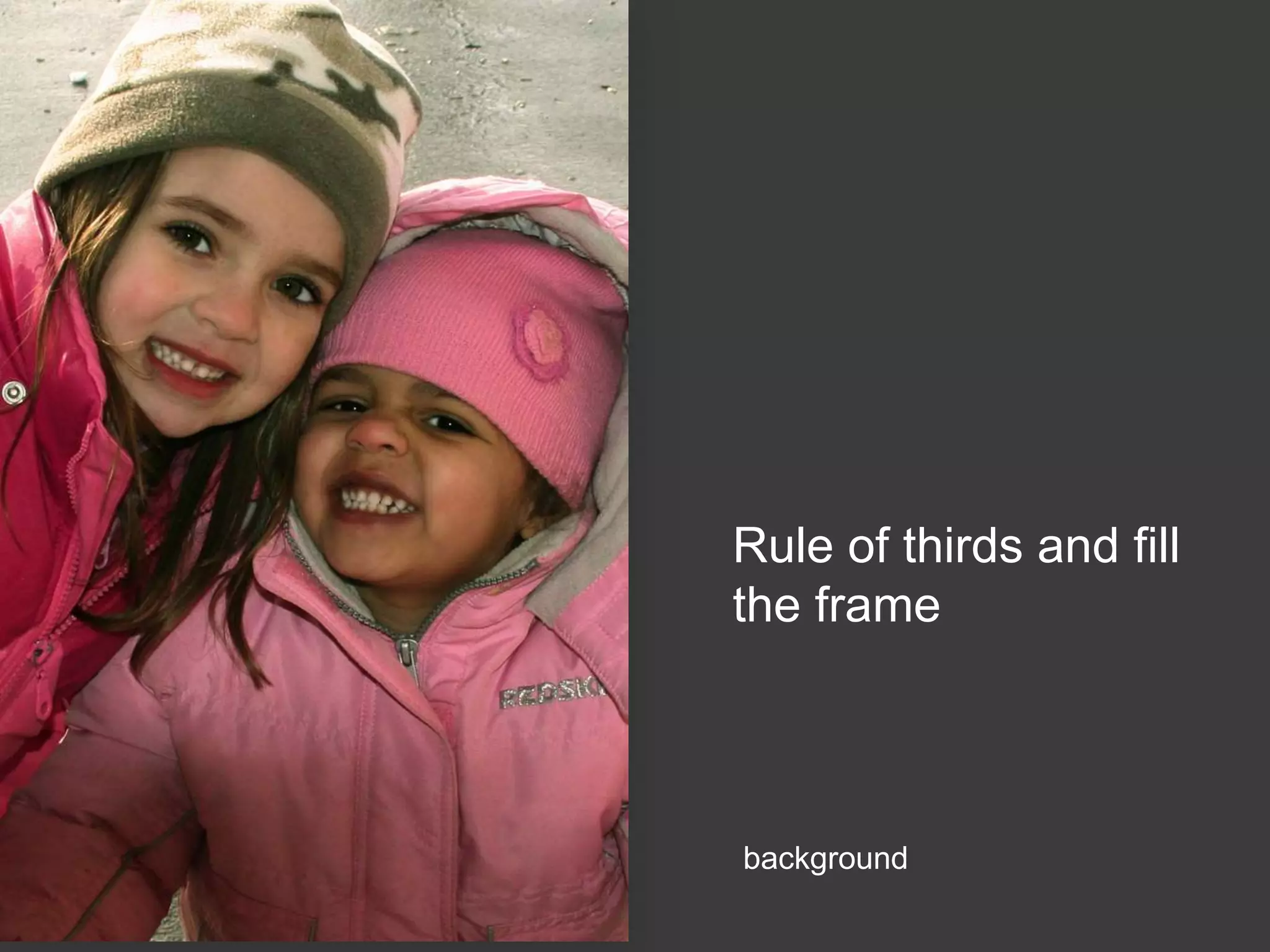Depth of fieldBackground can be too distracting. Decrease the aperture setting on your camera to narrow the DOF. The same depth of field effect can be obtained by simply moving closer to the subject. The closer the subject is to camera, the narrower the depth of field it will appear in. 