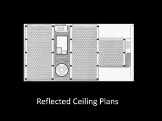 Reflected Ceiling Plans 
 